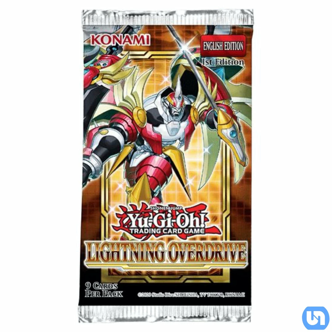 Brand new π Konami Yu-Gi-Oh: Lightning Overdrive First Edition Booster Pack TCGs 𧨠3 Konami Yu-Gi-Oh: Lightning Overdrive First Edition Booster Pack TCGs
