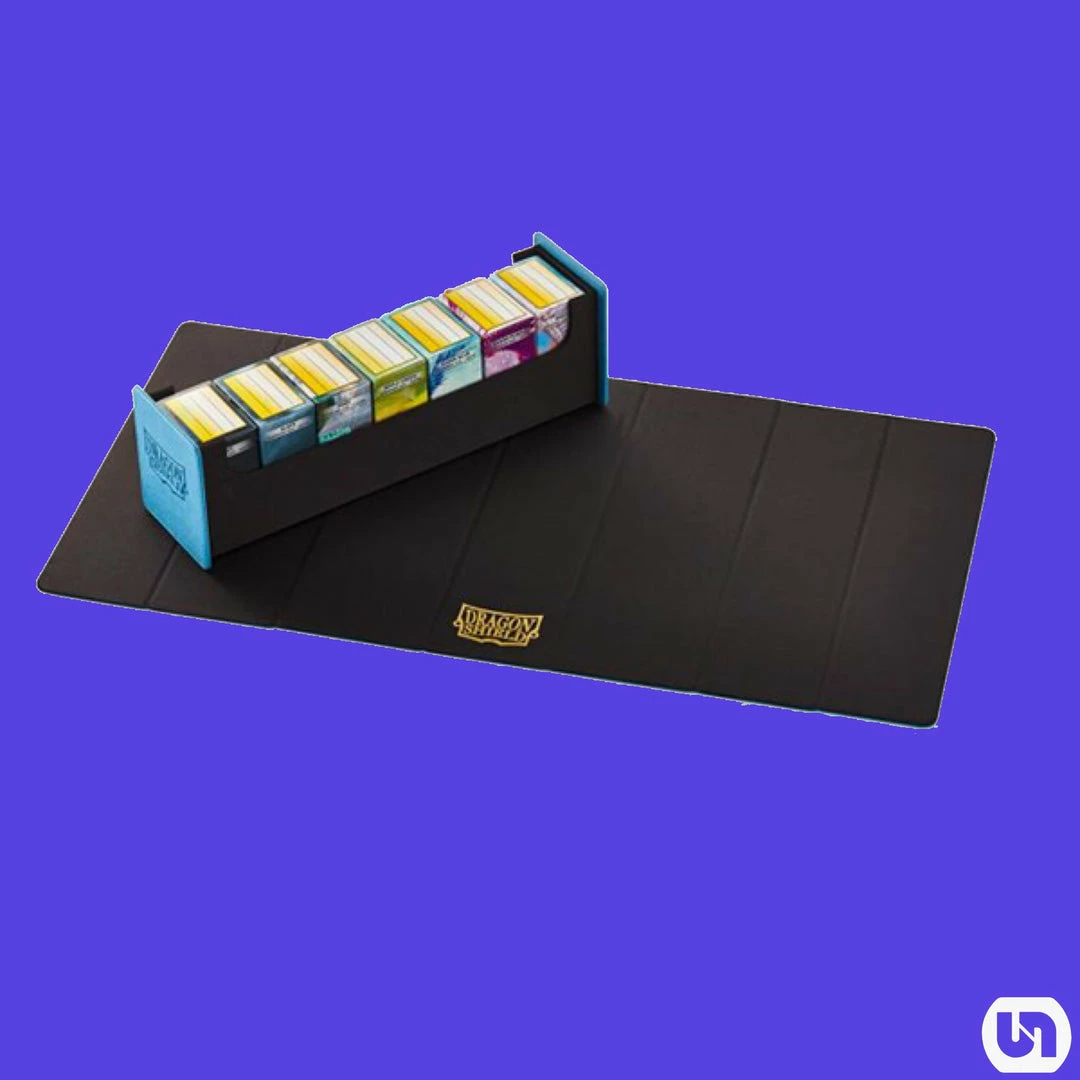 Brand new βοΈ Arcane Tinman Supplies Dragon Shield: Magic Carpet Deck Tray & Playmat - Blue/Black π 4 Arcane Tinman Supplies Dragon Shield: Magic Carpet Deck Tray & Playmat - Blue/Black