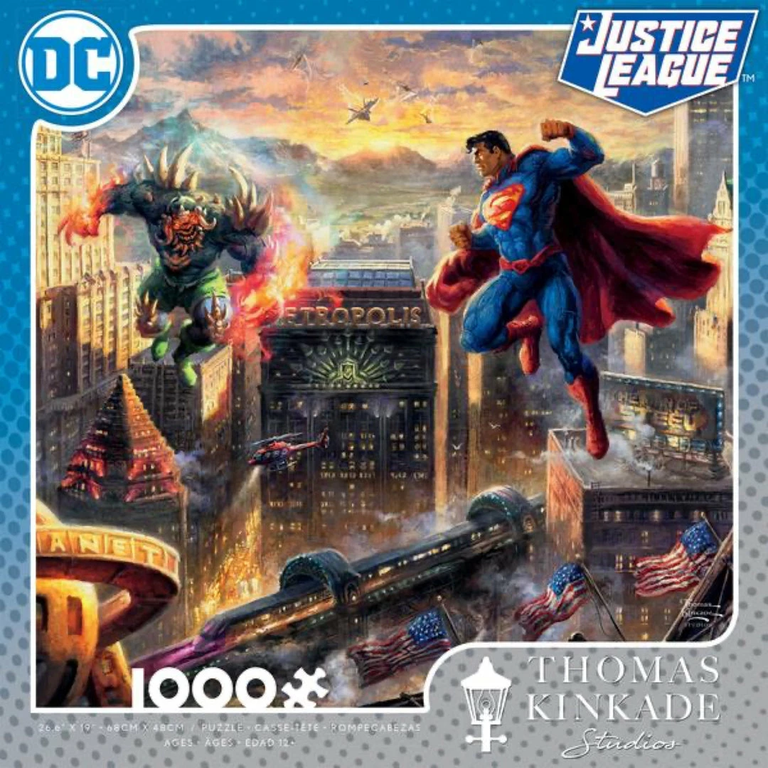 Hot Sale π CEACO Company Toys & Figures Thomas Kinkade: DC Justice League - Superman Man Of Steel 1000pc Puzzle π 3 CEACO Company Toys & Figures Thomas Kinkade: DC Justice League - Superman Man Of Steel 1000pc Puzzle
