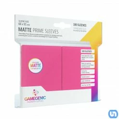 Asmodee Gamegenic: Matte Prime Sleeves 100ct - Pink Supplies