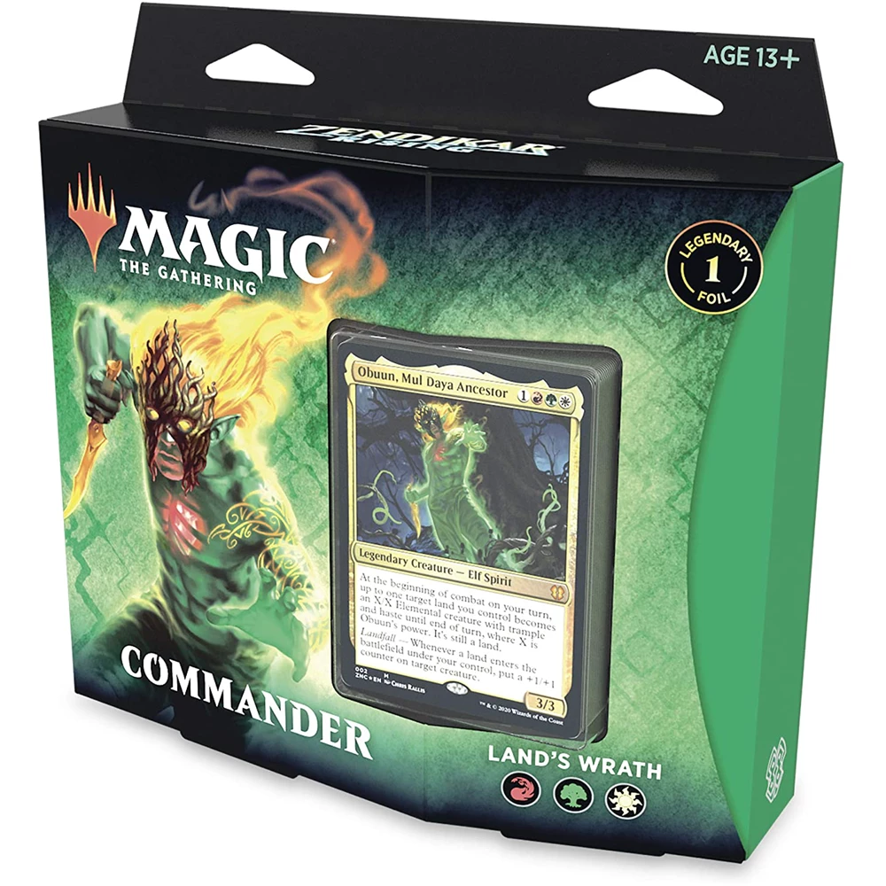 Coupon β€οΈ Wizards Of The Coast Magic The Gathering: Zendikar Rising Commander-Land's Wrath TCGs π 3 Wizards Of The Coast Magic The Gathering: Zendikar Rising Commander-Land's Wrath TCGs
