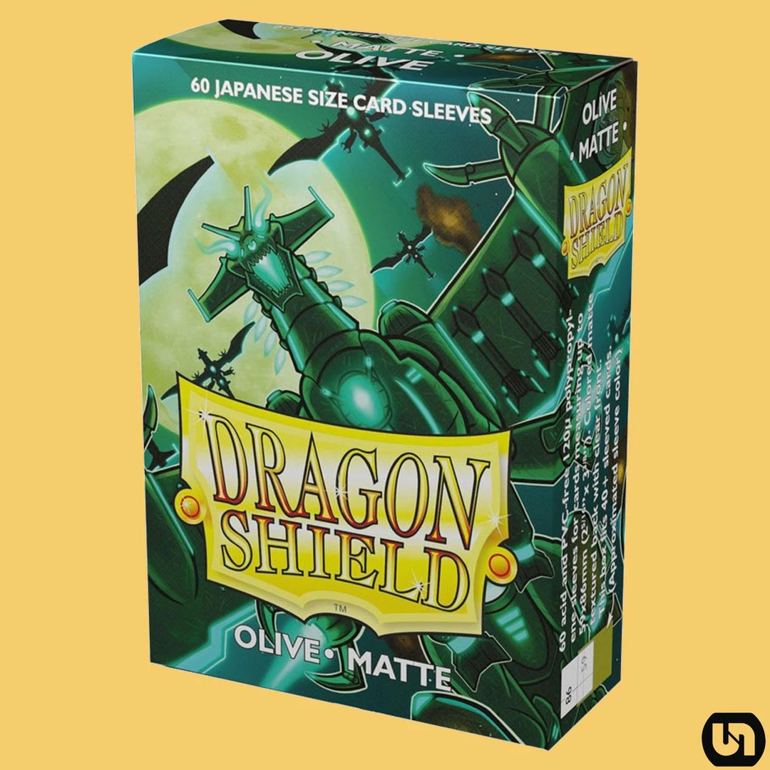 Buy π Arcane Tinman Dragon Shield: Japanese Matte Card Sleeves - Olive 60ct Supplies βοΈ 3 Arcane Tinman Dragon Shield: Japanese Matte Card Sleeves - Olive 60ct Supplies