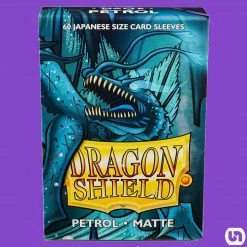 Arcane Tinman Dragon Shield: Japanese Matte Card Sleeves - Petrol 60ct