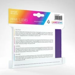 Asmodee Supplies Gamegenic: Prime Sleeves 100ct - Purple