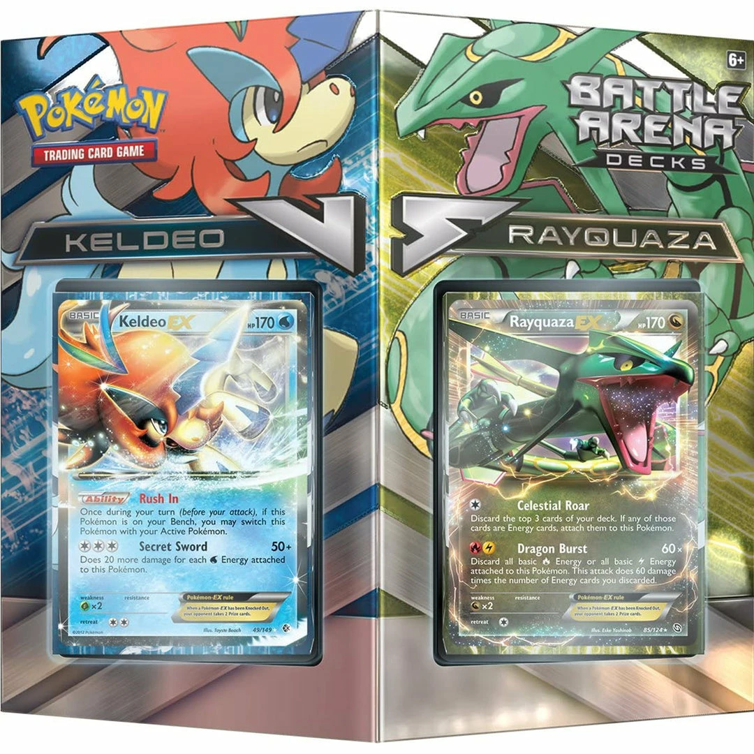 Brand new π Pokemon TCG: Battle Arena Deck - Rayquaza/Keldeo TCGs β 3 Pokemon TCG: Battle Arena Deck - Rayquaza/Keldeo TCGs