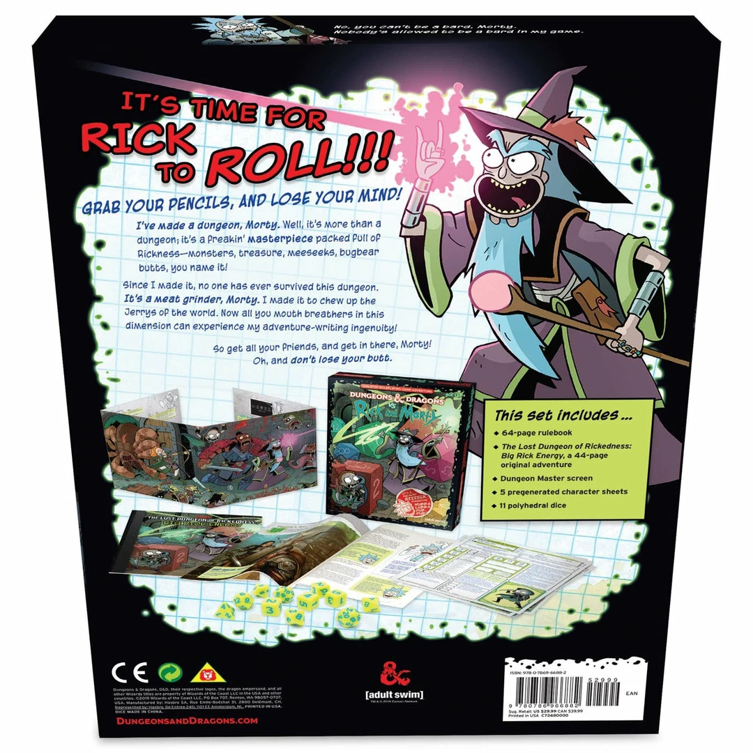 Buy π₯° Wizards Of The Coast Dungeons & Dragons VS. Rick And Morty π― 4 Wizards Of The Coast Dungeons & Dragons VS. Rick And Morty