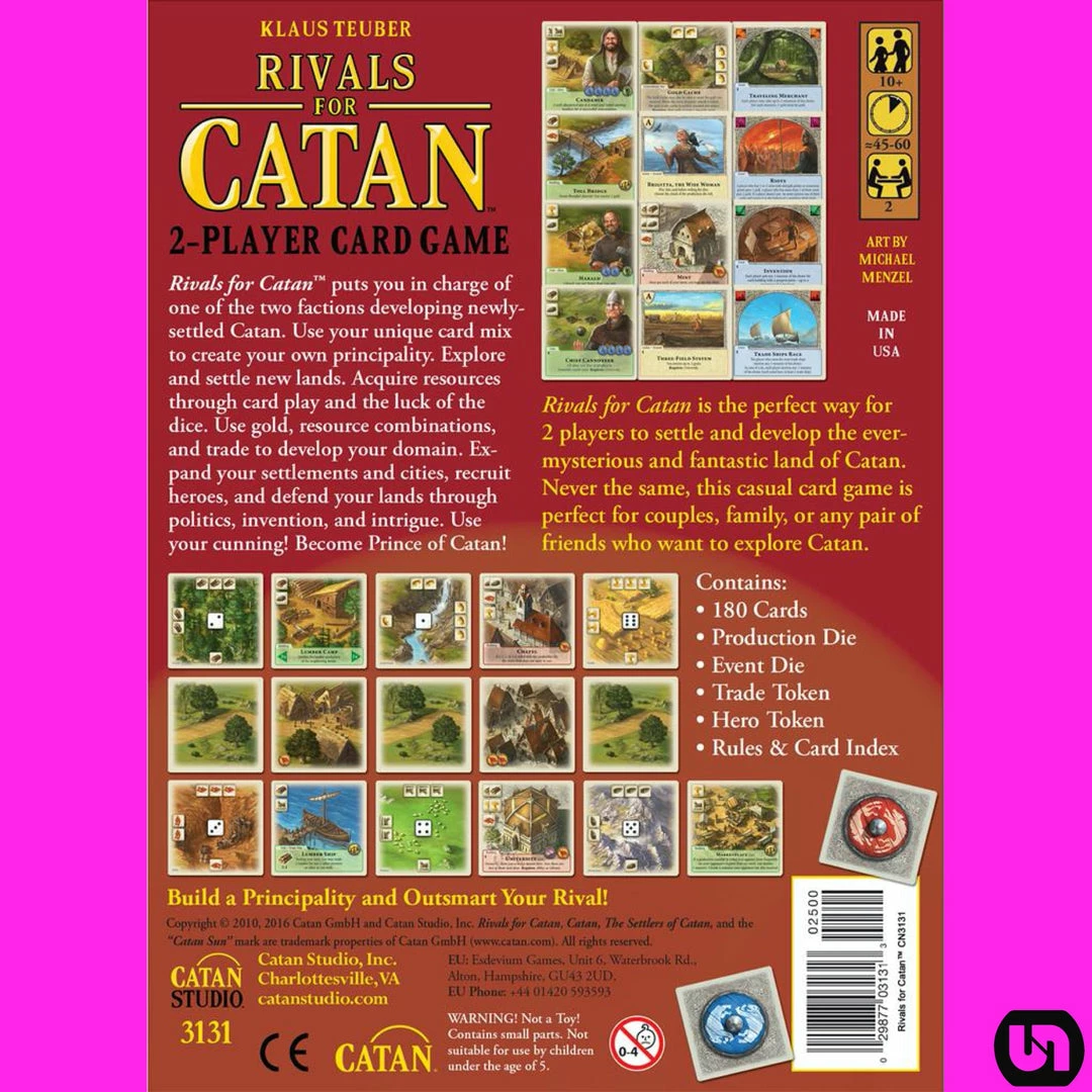 Promo β€οΈ Catan Studio Rivals For Catan: 2-Player Card Game Board Games π 4 Catan Studio Rivals For Catan: 2-Player Card Game Board Games