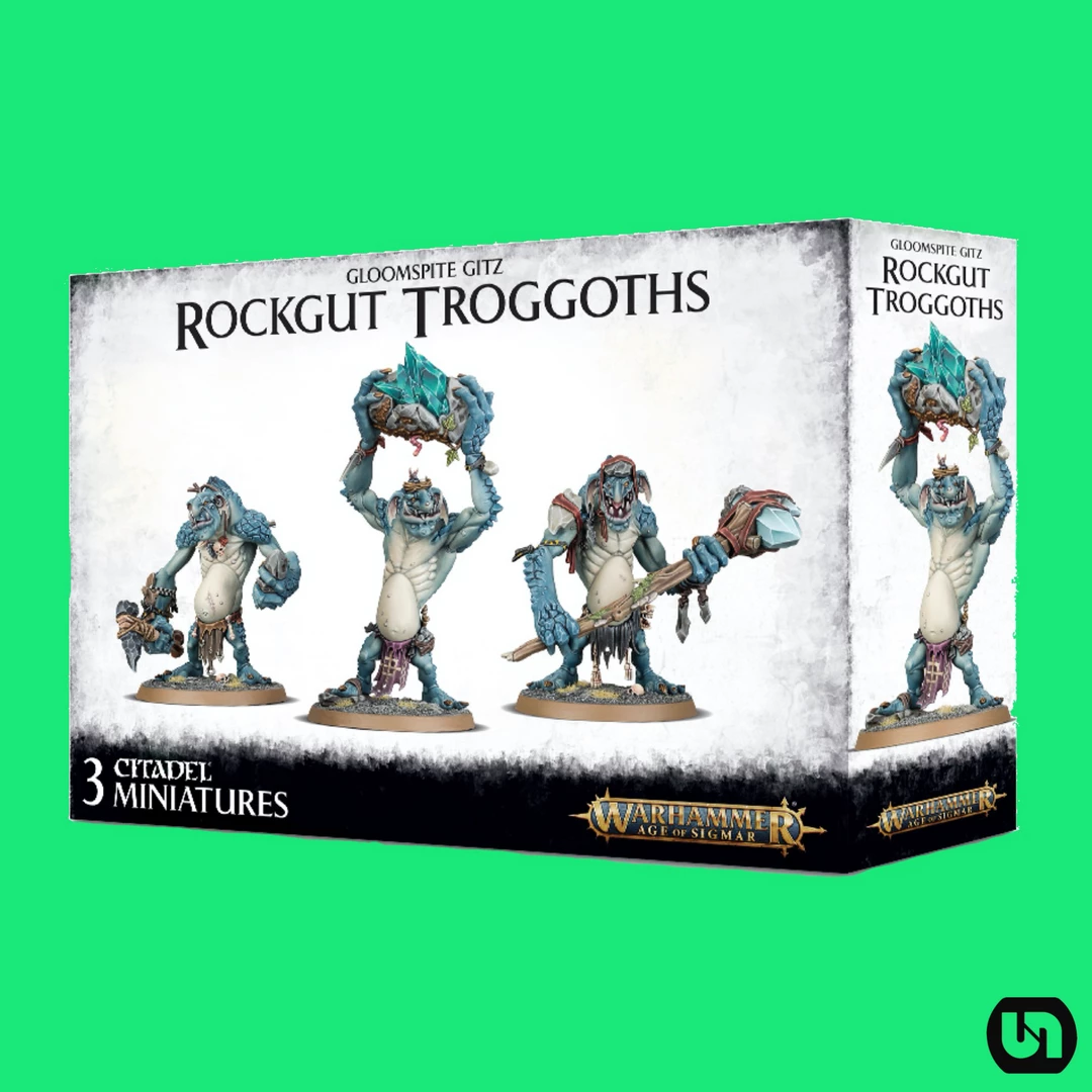 Flash Sale ✨ Games Workshop Miniatures Warhammer: Age Of Sigmar - Gloomspite Gitz-Rockgut Troggoths ❤️ 3 Games Workshop Miniatures Warhammer: Age Of Sigmar - Gloomspite Gitz-Rockgut Troggoths