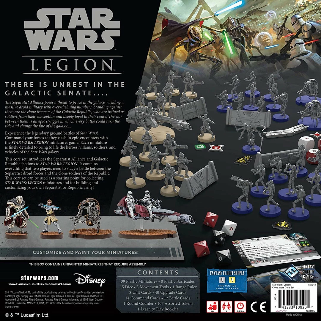 Best Pirce π Fantasy Flight Games Star Wars: Legion - Clone Wars Core Set Miniatures π€© 4 Fantasy Flight Games Star Wars: Legion - Clone Wars Core Set Miniatures