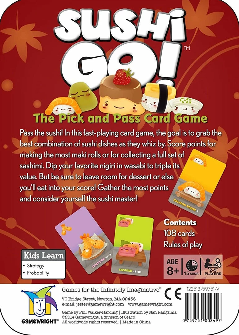 Discount π― Gamewright Sushi Go! π 4 Gamewright Sushi Go!