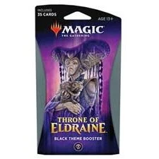 Wizards Of The Coast TCGs Magic The Gathering: Throne Of Eldraine Black Theme Booster