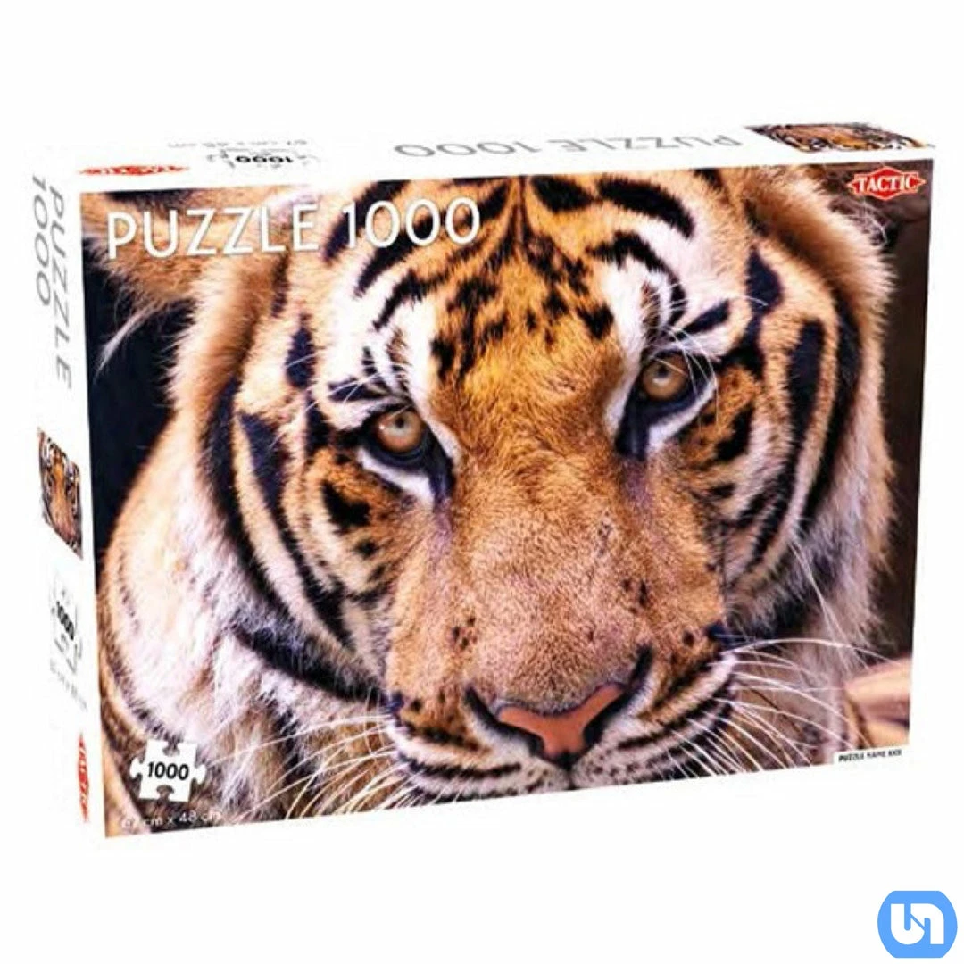 Budget ✔️ Tactic USA Puzzle: Tiger Portrait 1000pc ⌛ 3 Tactic USA Puzzle: Tiger Portrait 1000pc