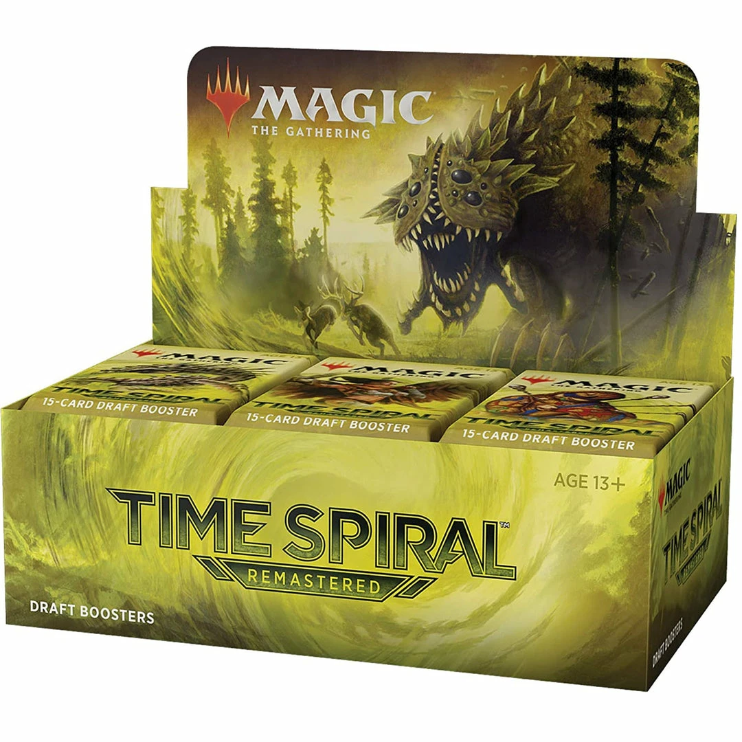 Outlet β€οΈ Wizards Of The Coast Magic The Gathering: Time Spiral Remastered Sealed Draft Booster Box π₯° 3 Wizards Of The Coast Magic The Gathering: Time Spiral Remastered Sealed Draft Booster Box