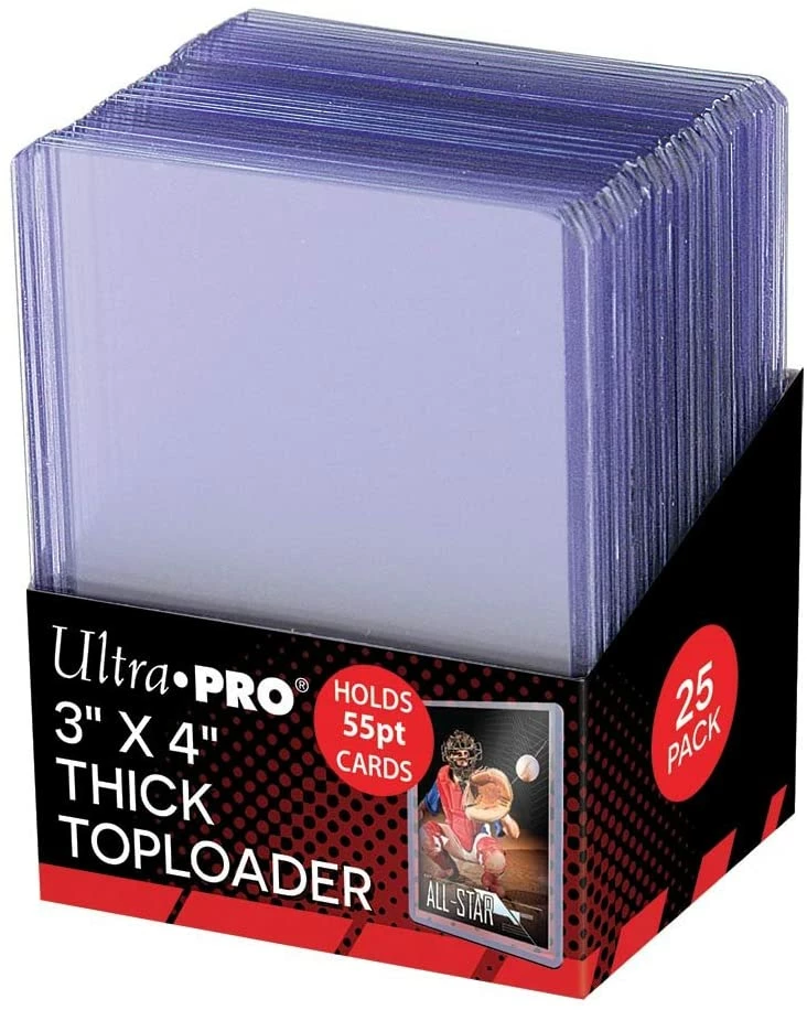 Wholesale π₯ Ultra Pro: 3" X 4" 55pt Thick Toploader-25 Pack β€οΈ 3 Ultra Pro: 3" X 4" 55pt Thick Toploader-25 Pack