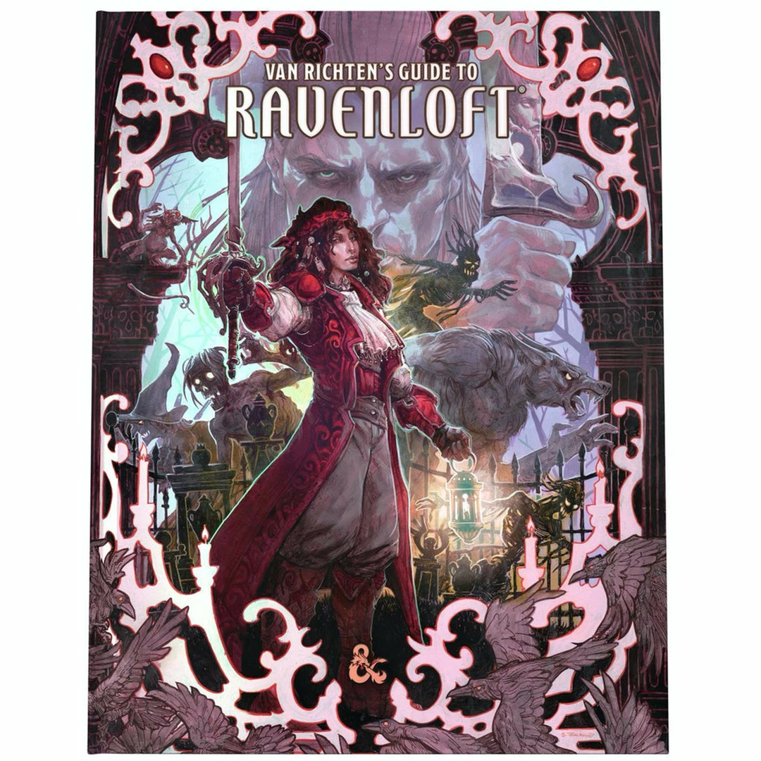 New π₯ Wizards Of The Coast Dungeons & Dragons: Van Richten's Guide To Ravenloft Alt-Cover (Hardcover) RPGs β¨ 3 Wizards Of The Coast Dungeons & Dragons: Van Richten's Guide To Ravenloft Alt-Cover (Hardcover) RPGs