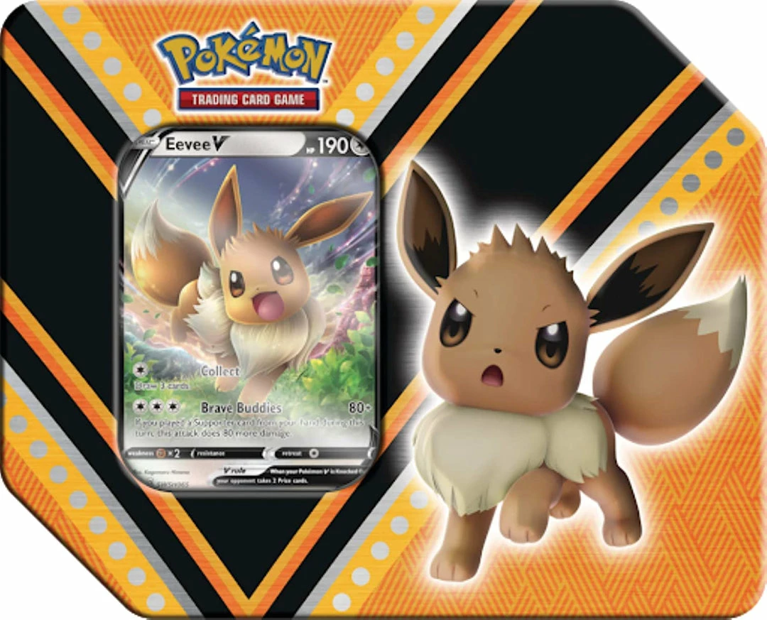 Best Pirce π Pokemon TCG: V Powers Tin - Eevee β 3 Pokemon TCG: V Powers Tin - Eevee