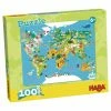 Haba USA World Map 100pc Puzzle Toys & Figures
